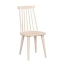 Béžová jídelní židle ze dřeva kaučukovníku Rowico Lotta