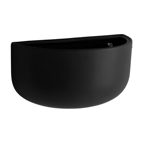 Matně černý nástěnný keramický květináč PT LIVING Nest-image-1