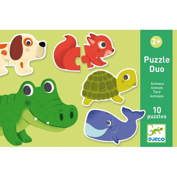 Dětské puzzle Djeco Duo Zvířátka-image-1
