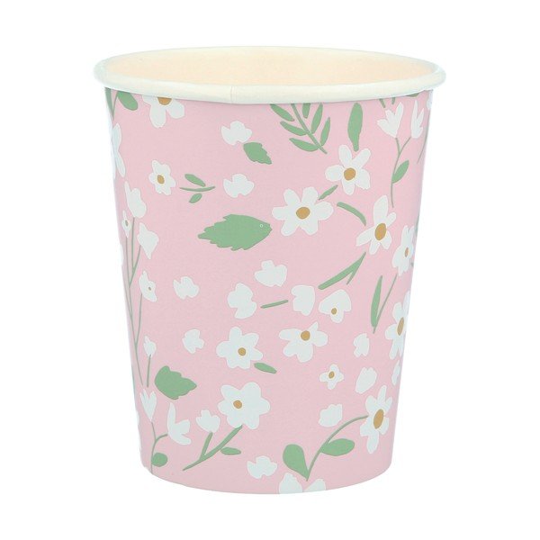 Papírové jednorázové kelímky v sadě  12 ks Ditsy – Meri Meri-image-2