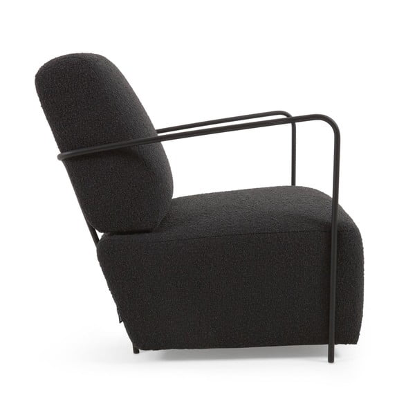 Černé křeslo Gamer - Kave Home-image-2