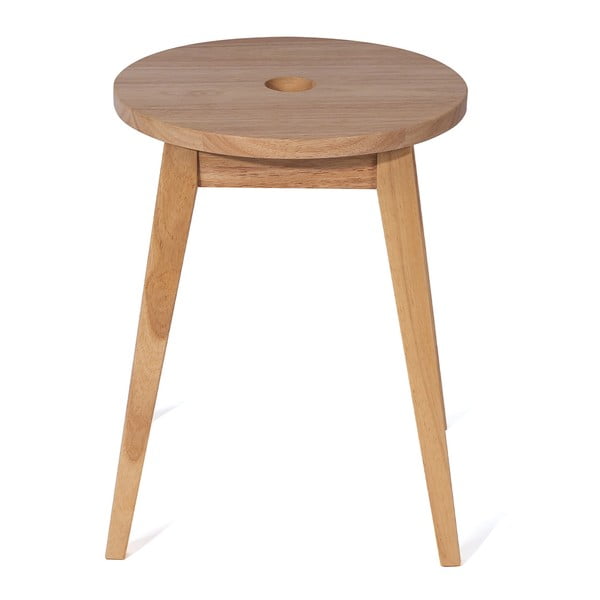 Stolička z kaučukového dřeva ve světle přírodní barvě Club – Bonami Essentials-image-1