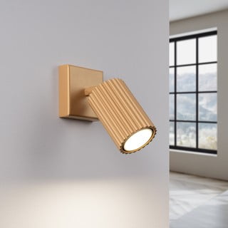 Nástěnné svítidlo ve zlaté barvě Gleam – Nice Lamps