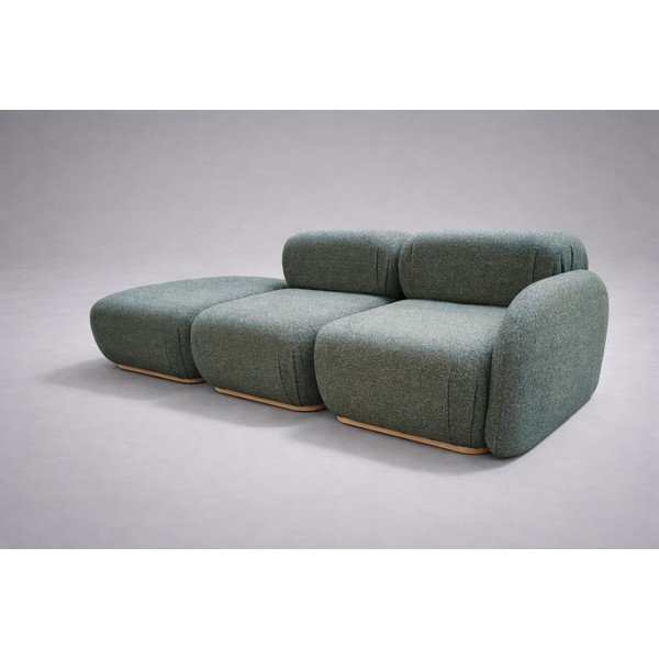 Tmavě zelená pohovka pravý roh 258 cm Ailani - II. jakost – Makamii-image-2