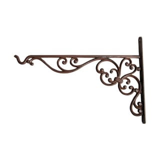 Nástěnná litinová konzole se se závěsem Esschert Design Voluta, výška 24,7 cm