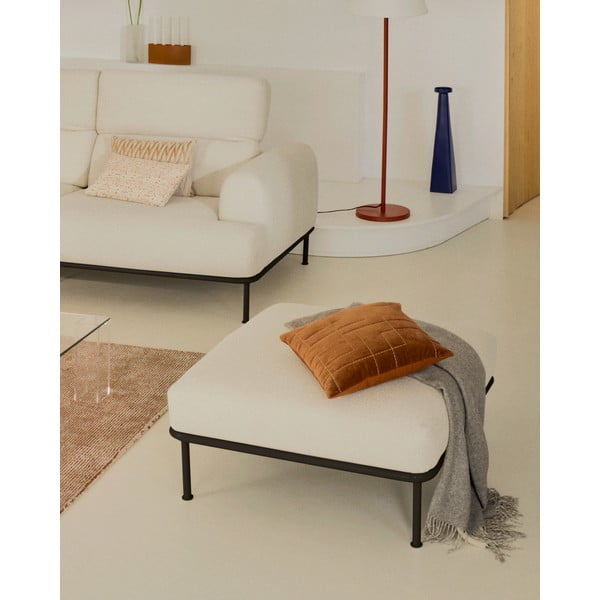 Béžová žinylková pohovka 234 cm Aurum – Kave Home-image-4