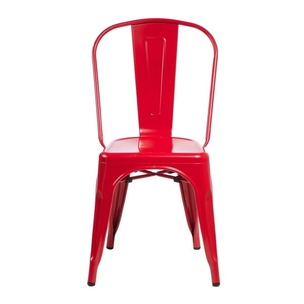 Červená židle D2 Paris