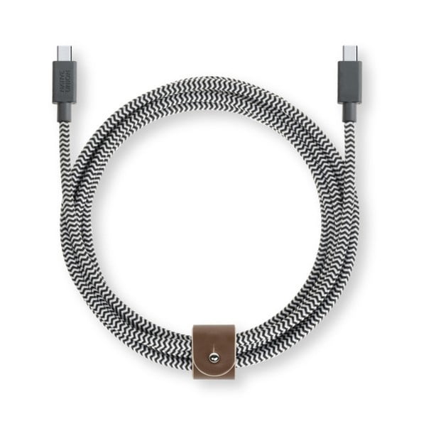 Nabíjecí kabel USB C Native Union Belt Cable Zebra, délka 2,4 m