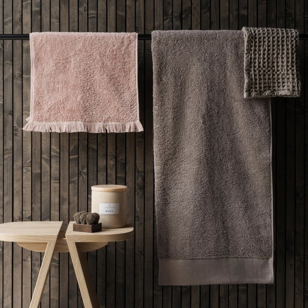 Růžové bavlněné ručníky v sadě 2 ks 30x50 cm FRINO – Blomus-image-2