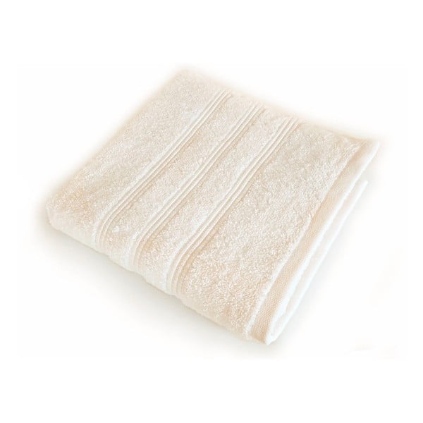 Krémový ručník z česané bavlny Irya Home Classic, 50 x 90 cm