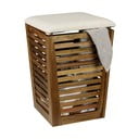 Dřevěný koš na prádlo v tmavě přírodní barvě 55 l Fondi – Wenko