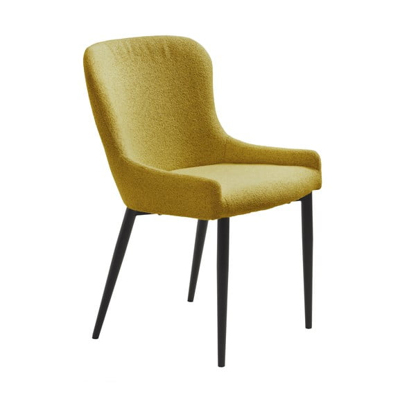 Žlutá jídelní židle Ontario – Unique Furniture