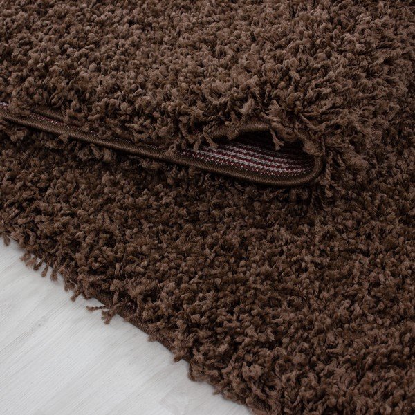 Tmavě hnědý kulatý koberec ø 160 cm Life – Ayyildiz Carpets-image-1