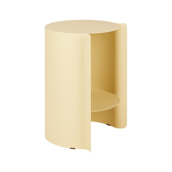 Ocelový kulatý odkládací stolek ø 32 cm Wa – noo.ma-image-3