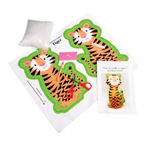 Set na ušití plyšové hračky Rex London Tiger-image-3