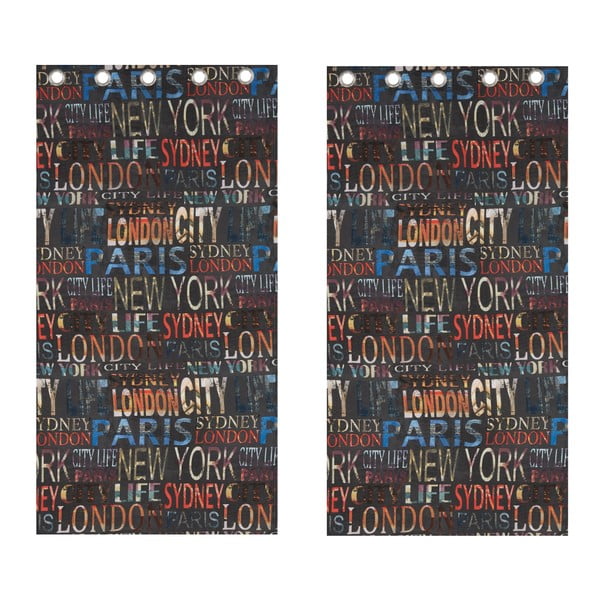 Závěs City Life, 168x183 cm