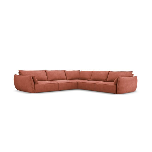 Červená rohová pohovka (variabilní) Vanda – Mazzini Sofas-image-2