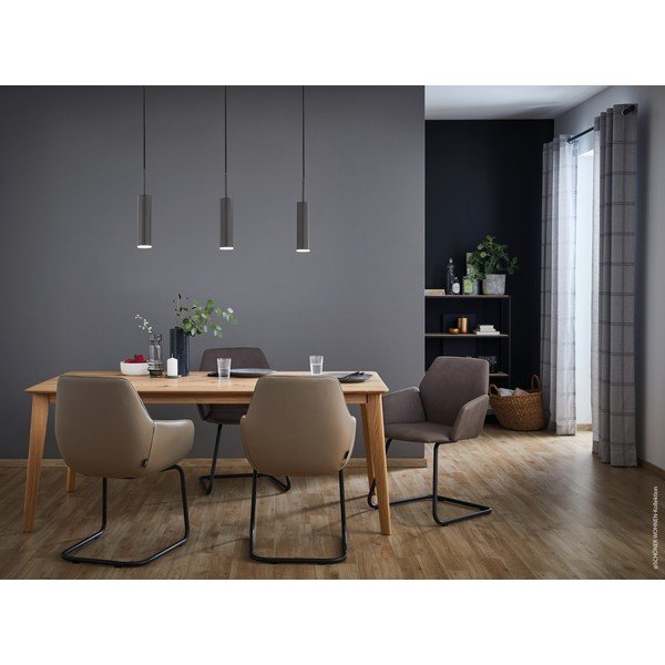 Černé LED stmívatelné závěsné svítidlo Stina – Fischer & Honsel-image-4