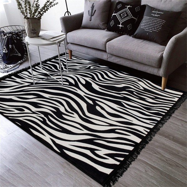 Oboustranný pratelný koberec Kate Louise Doube Sided Rug Zebra, 120 x 180 cm-image-1