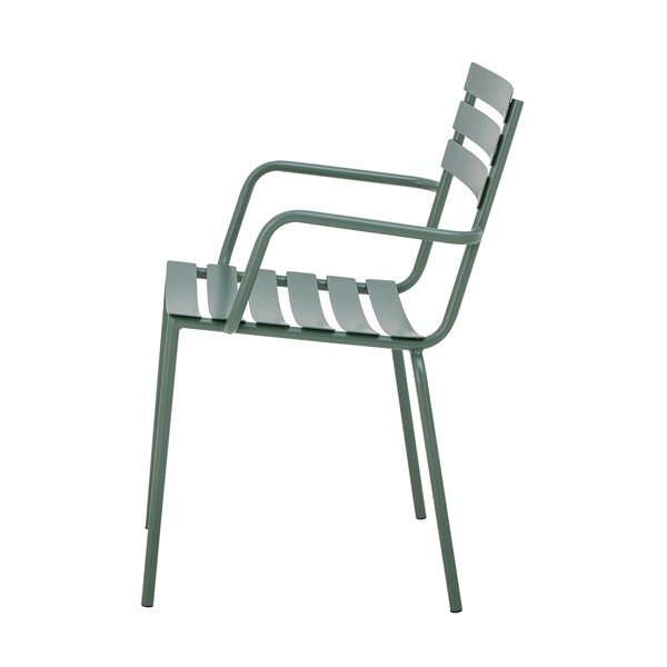 Zelená kovová zahradní židle Monsi – Bloomingville-image-2