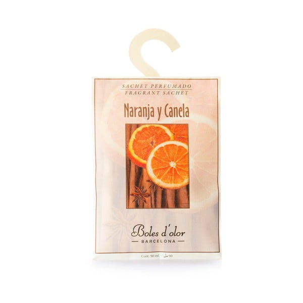 Vonný sáček s vůní pomeranče a skořice Boles d´olor Naranja y Canela