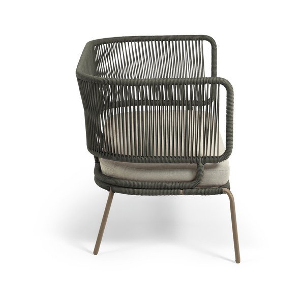 Zelená zahradní pohovka s ocelovou konstrukcí Kave Home Nadin-image-2