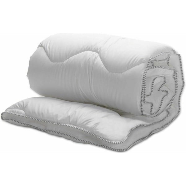 Bílá přikrývka s výplní z kachního peří Good Morning Premium, 155 x 220 cm-image-1