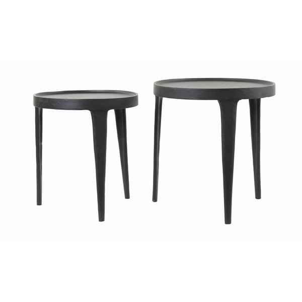 Kulaté odkládací stolky v sadě 2 ks ø 43 cm Tobias – Light & Living-image-2