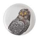 Bílý porcelánový talíř Maxwell & Williams Marini Ferlazzo Owl, ø 20 cm
