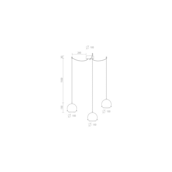 Trojité světlo MYOO Elementary, copper/white/white-image-3