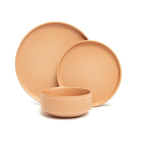 18dílná sada cihlově oranžového kameninového nádobí Bonami Selection Malia