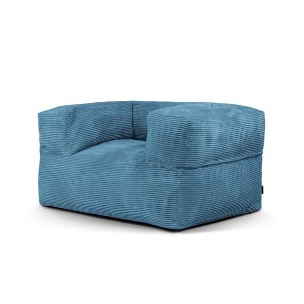 Modrý manšestrový sedací vak MooG – SLOWDOWN