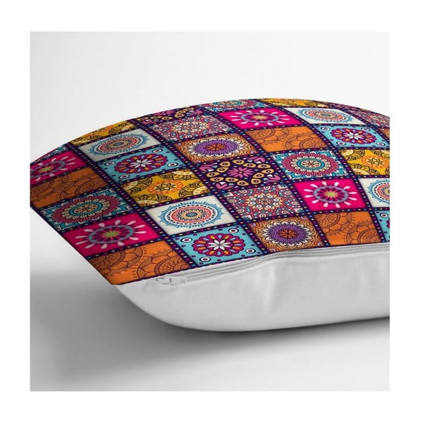 Povlaky na polštáře v sadě 4 ks 45x45 cm Mandala Tiles – Minimalist Cushion Covers-image-3