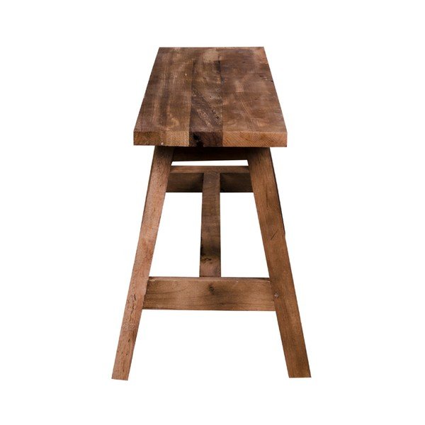 Hnědá dřevěná zahradní lavice Barcelona – House Nordic-image-4