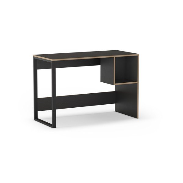 Pracovní stůl s černou deskou 50x110 cm Lyly – Marckeric-image-2