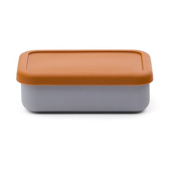 Modrý/oranžový silikonový dětský svačinový box Lili – Kave Home