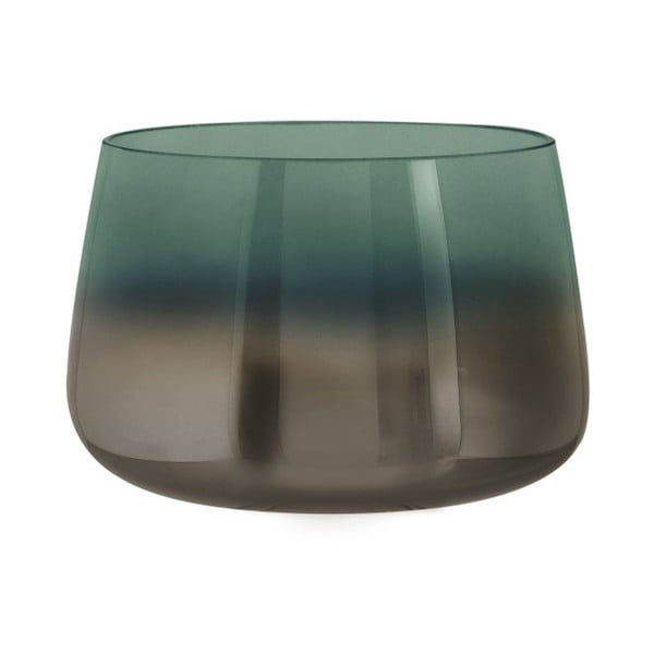 Zelená skleněná váza PT LIVING Oiled, výška 10 cm