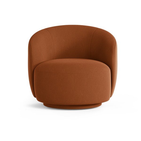 Otočné křeslo v cihlové barvě Letizia – Micadoni -image-1