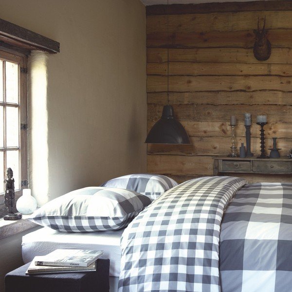 Šedé bavlněné povlečení na dvoulůžko Walra Portland, 240 x 220 cm-image-1