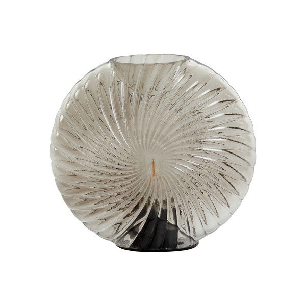 Světle šedá stolní lampa (výška 16,5 cm) Milado – Light & Living
