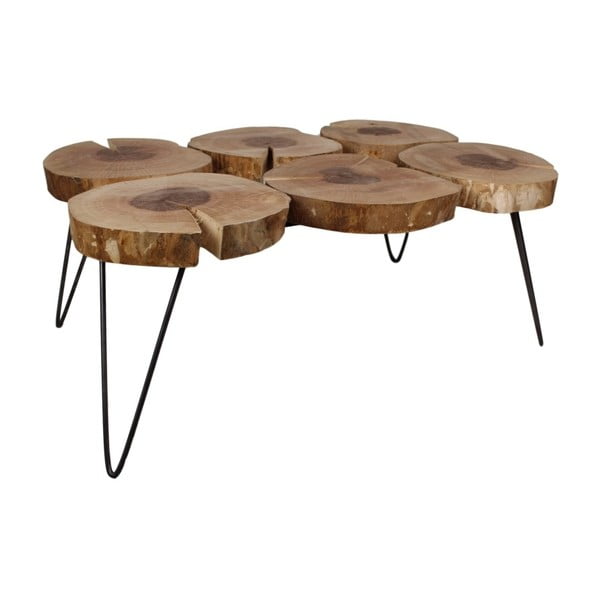 Konferenční stolek s deskou z dubového dřeva HSM collection, délka 110 cm