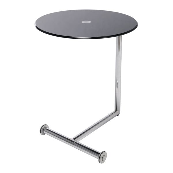 Černý odkládací stolek Kare Design Easy Living, ⌀ 46 cm