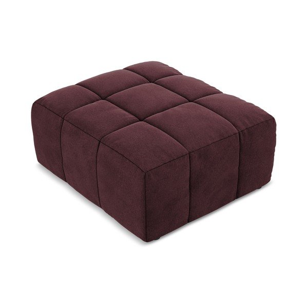 Vínová sametová podnožka Aloha – Makamii-image-2