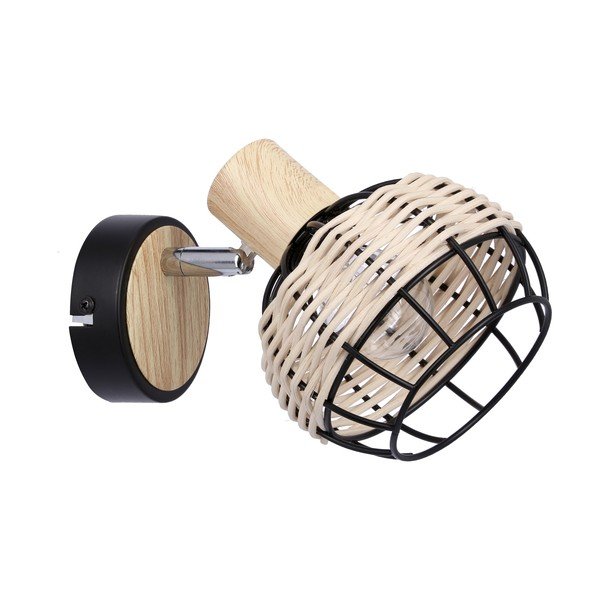 Černo-krémové nástěnné svítidlo ø 12 cm Tajga – Candellux Lighting-image-3