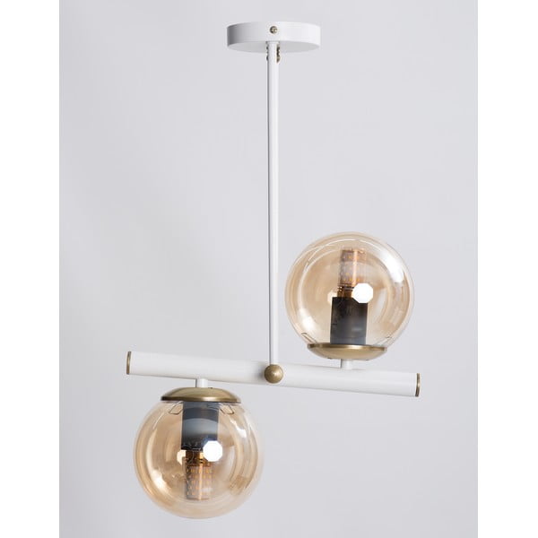 Závěsné svítidlo se skleněným stínidlem ø 15 cm Libra – Squid Lighting-image-1