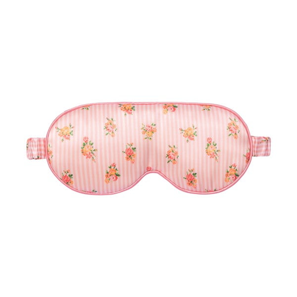 Oranžová/růžová hedvábná maska na spaní Contour Petal – slip-image-2