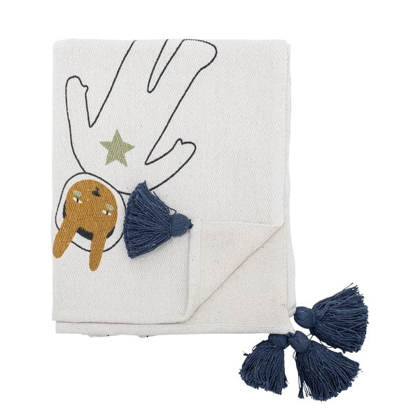 Bílá dětská deka 130x160 cm Space – Bloomingville Mini-image-2