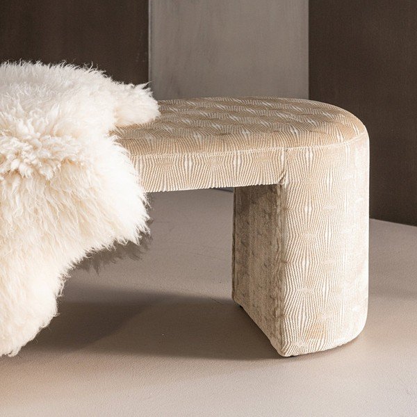 Béžová polstrovaná lavice Jacob – WOOOD-image-3