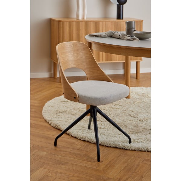 Jídelní židle v béžové a přírodní barvě Lucy – Actona-image-1