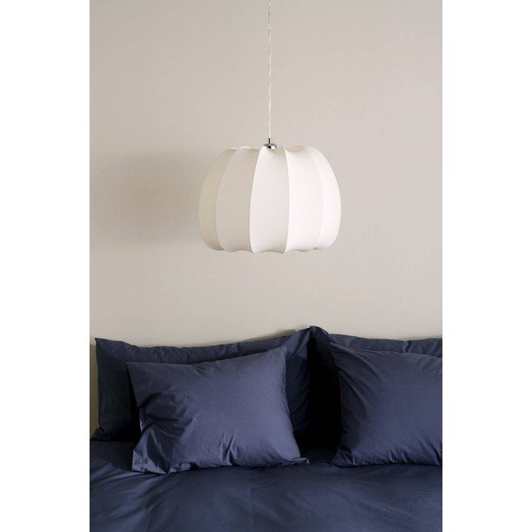 Krémové látkové závěsné svítidlo ø 42 cm Pion – Jotex-image-2